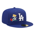 New Era Los Angeles Dodgers Crown Champs WS Fitted Hat Blue Men Fitted Hat
