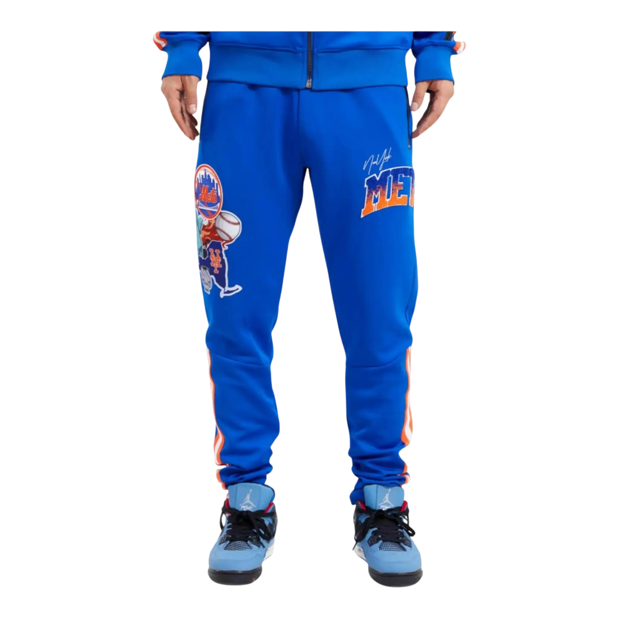 Pro Standard New York Mets Home Town Men Track Pants Royal Blue