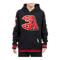 Pro Standard NBA Atlanta Hawks Mash Up Logo P/O Men Hoodie Black
