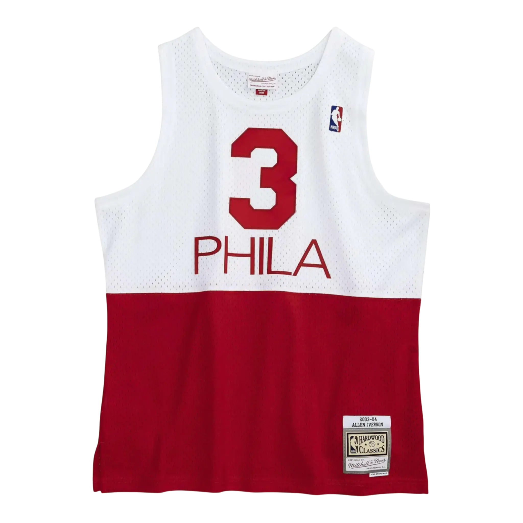 Mitchell & Ness Philadelphia 76ers 2003-04 Allen Iverson Men Jersey White