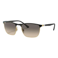 Ray-Ban RB3686 Chromance Sunglasses Black On Gold
