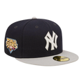 New Era 59Fifty MLB New York Yankees Letterman Fitted Hat Navy/Grey