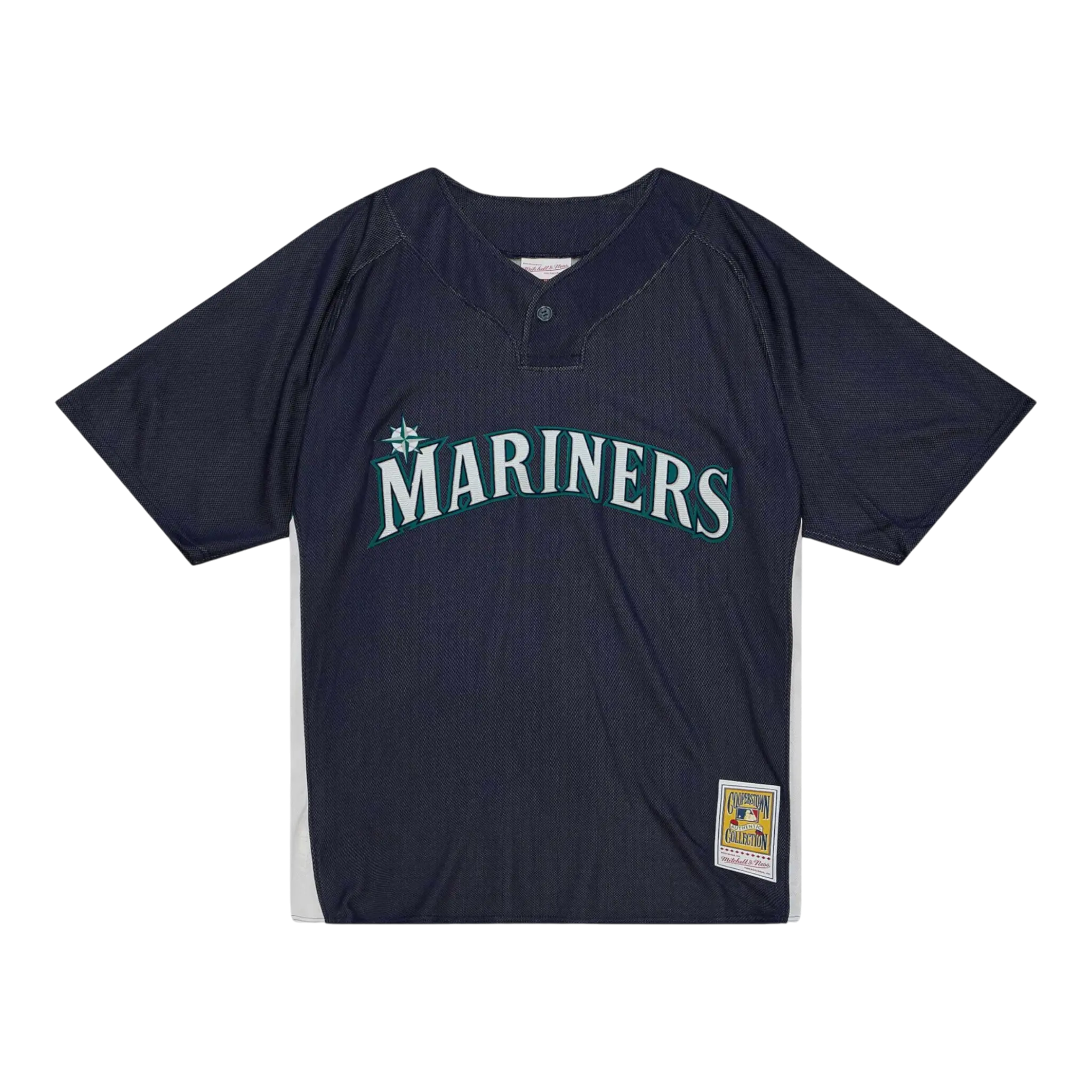 Mitchell & Ness Authentic Ken Griffey Jr Seattle Mariners 2010 Men Baseball Jersey Mariners Blue