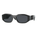 Versace Medusa Biggie Men Sunglasses Black/Dark Grey