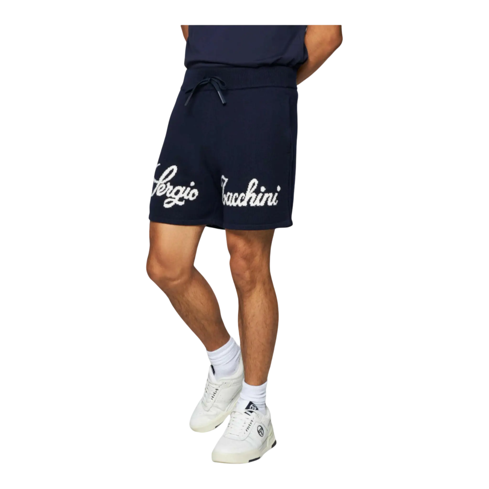 Sergio Tacchini Narni Knit Men Shorts Maritime Blue