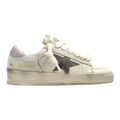Golden Goose Stardan Women Sneakers Laminated Star Suede Heel White/Silver